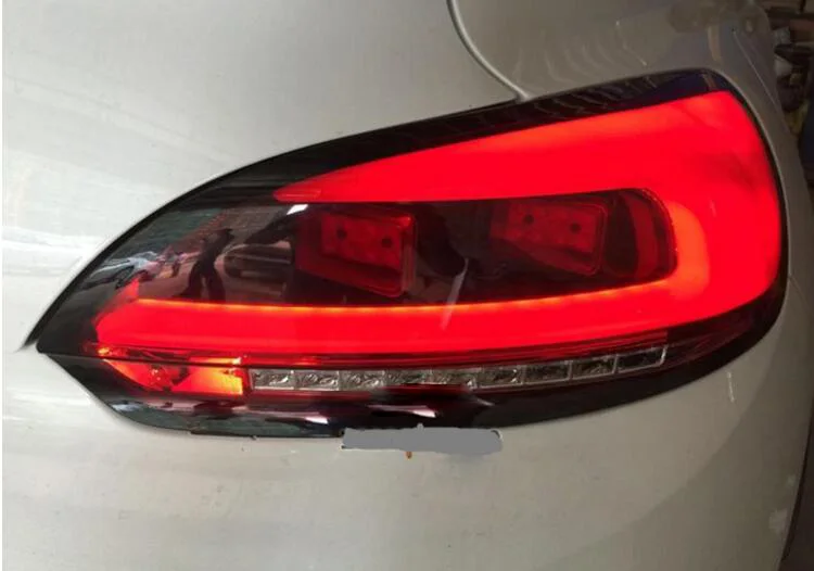2 шт. автомобильный Стайлинг Scirocco задние фонари для 2009~ год Scirocco задние фонари светодиодный автомобиль аксессуары Задний фонарь задний фонарь