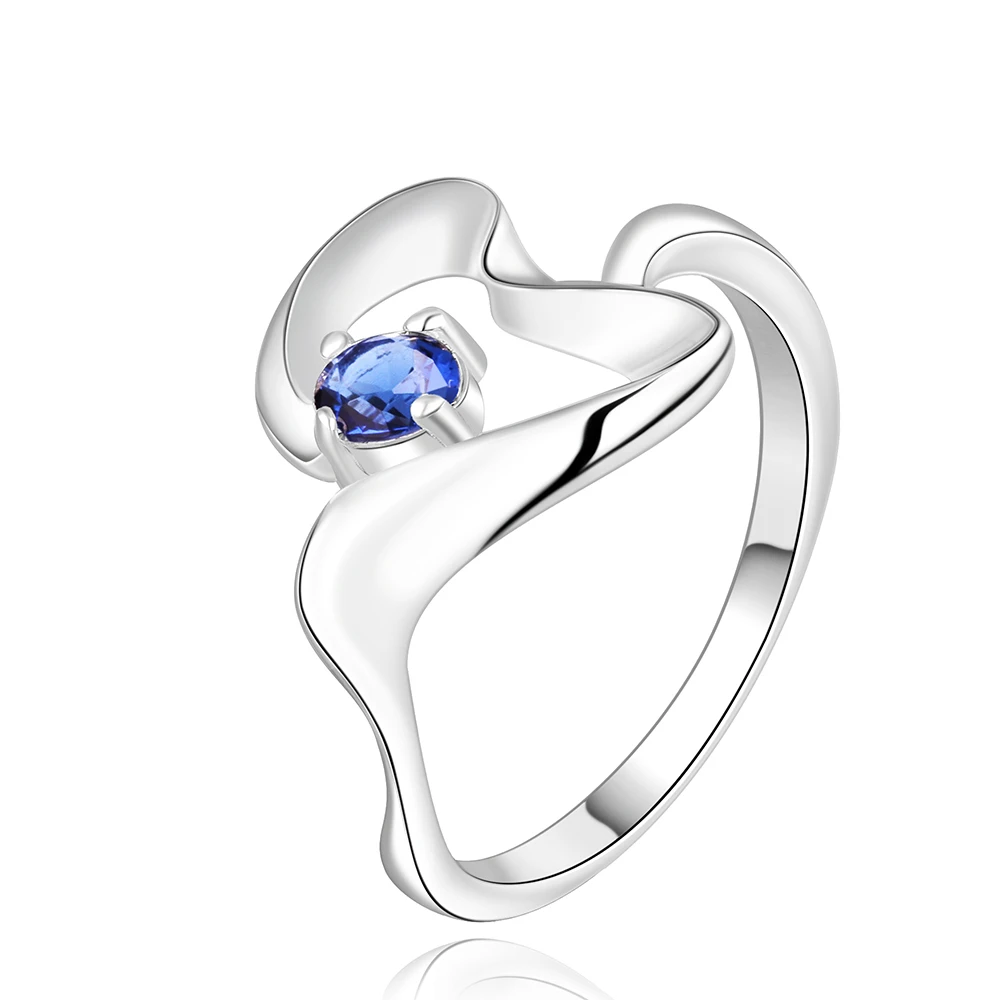 R466 Free shipping Inlaid stone whistle Ring silver ring high quality fashion jewelry Nickle free antiallergic | Украшения и
