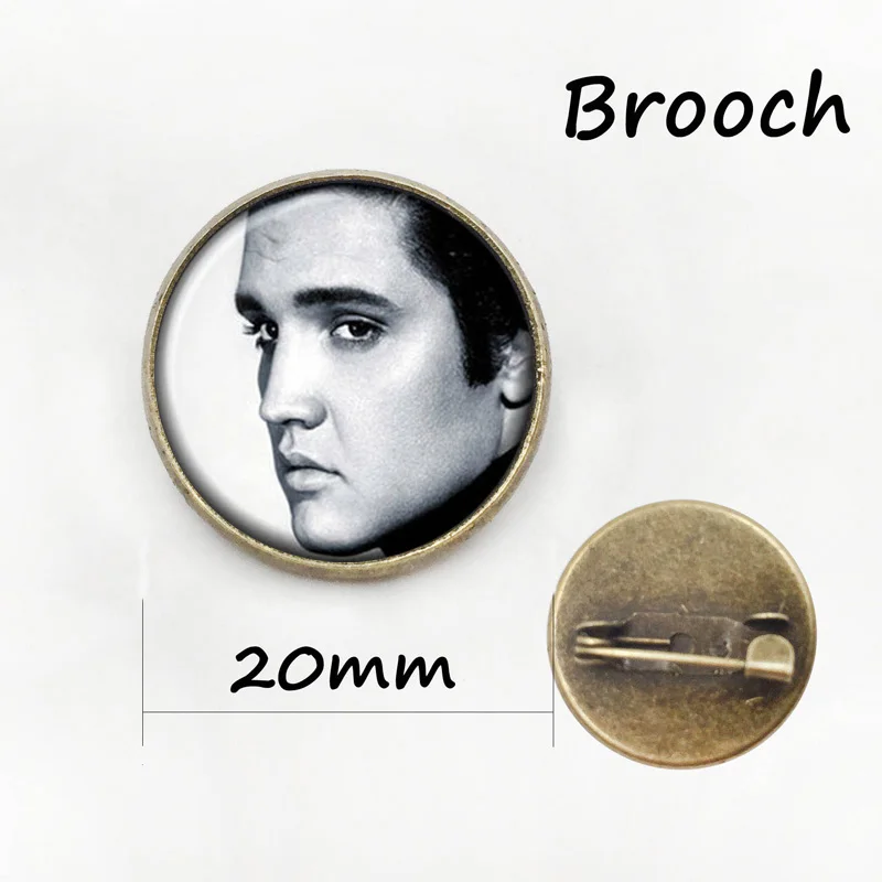 Винтажные Броши заколки 2017 новая мода Лидер продаж Elvis Presley Рождественский