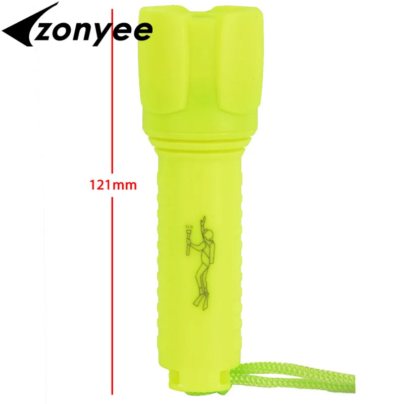 Zonyee Дайвинг фонарик водонепроницаемый подводный фонарь лампа для плавания Охота