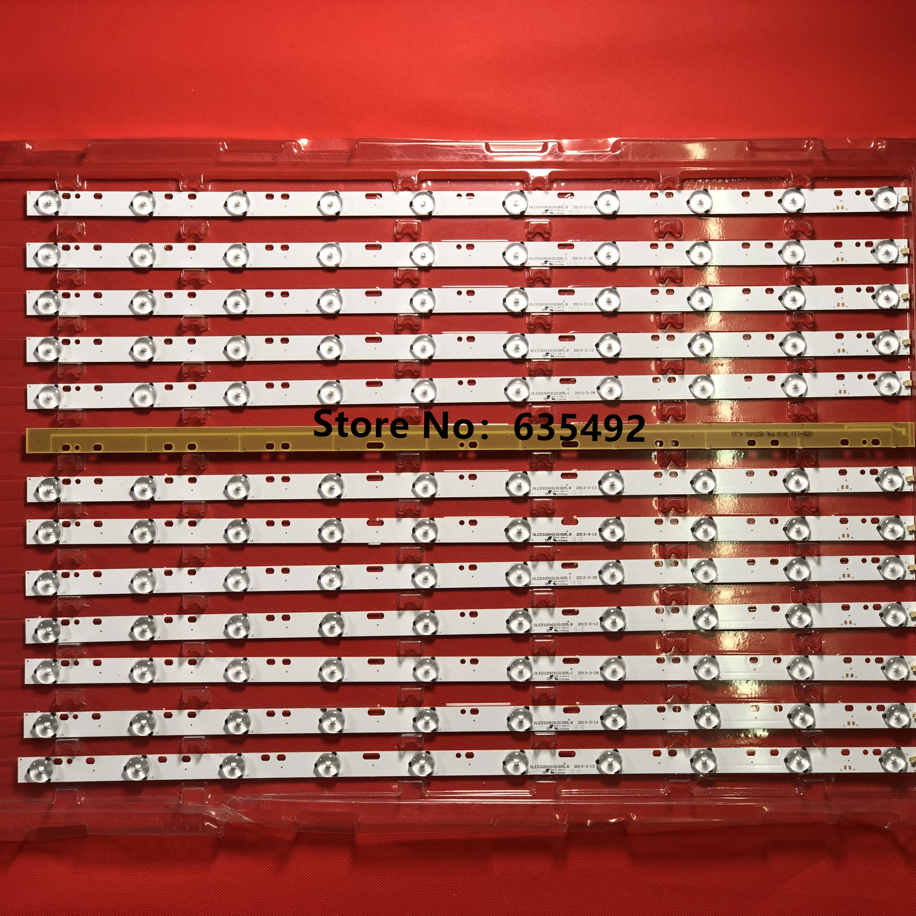 LED Backlight strip 10led 570mm for V315K2-PE1 32&quotTV LCD EM320D0 IC-A-CNA032D127 LXC031 PLDED3273A-D | Электроника
