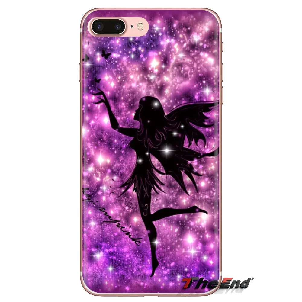For Samsung Galaxy J1 J2 J3 J4 J5 J6 J7 J8 Plus 2018 Prime 2015 2016 2017 pretty fairy Elf Transparent Soft Shell Covers |