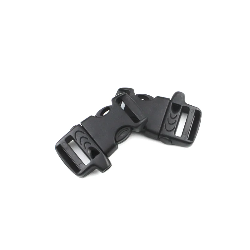 Пластиковые аварийные пряжки для выживания в виде свистка 16 мм 20 дюймов