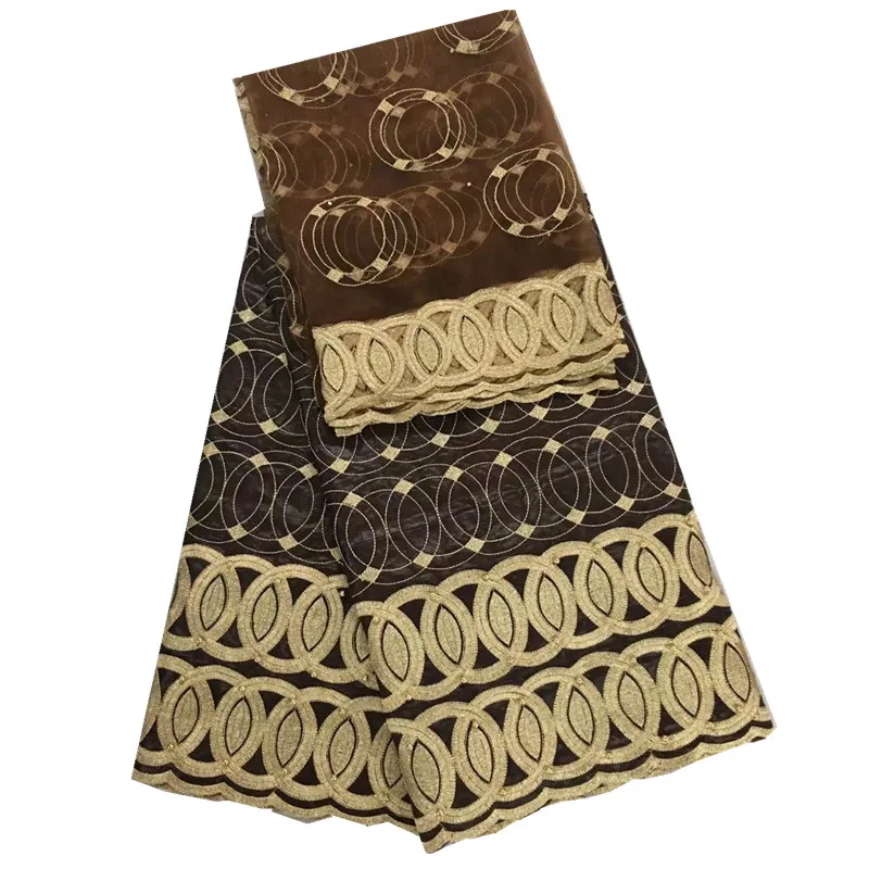Африканский Базен Riche кружевной ткани Getzner с бисером высокое качество + 2yd