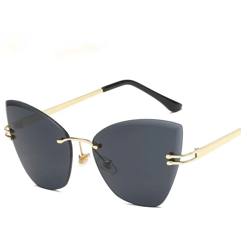 Модные новые солнцезащитные очки для женщин Кошачий глаз Роскошные брендовые