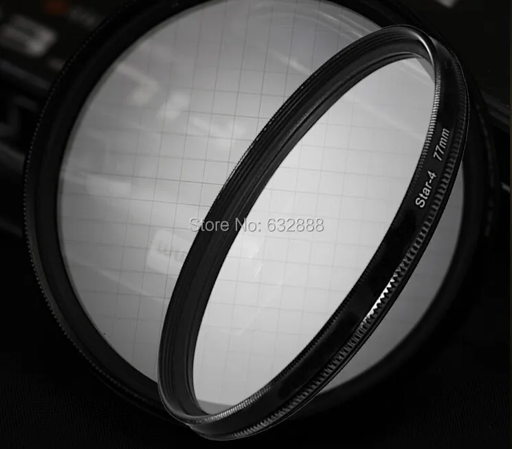 Звездный фильтр CAENBOO 55 мм 4x4pt Point для объектива Canon Sony Alpha A35 A37 A55 A57 A65 A290 A580 A200 A450 A330
