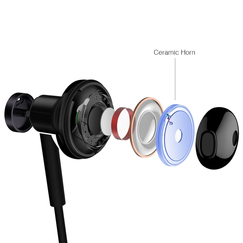 Оригинальные Xiaomi Hybrid DC наушники с половинными ушами 3 5 мм микрофоном и проводным