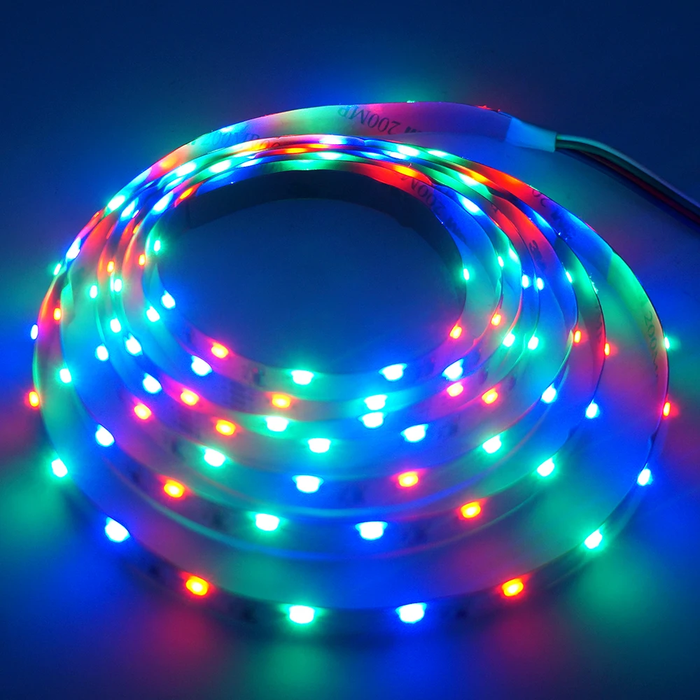 DC12V SMD335 RGB боковая Светодиодная лента гибкая 60 светодиодов/м с пультом