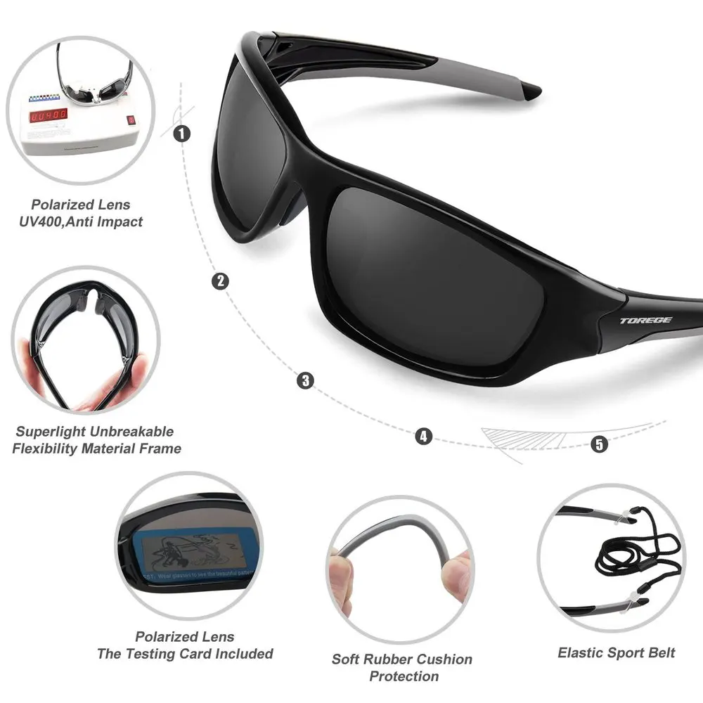Поляризованные солнцезащитные очки унисекс для мужчин и женщин брендовые