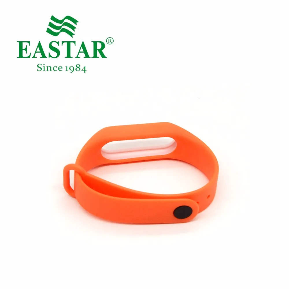 Eastar Оранжевый Красный Розовый Смарт часы ремешок аксессуары для Mi Band 2 красочные