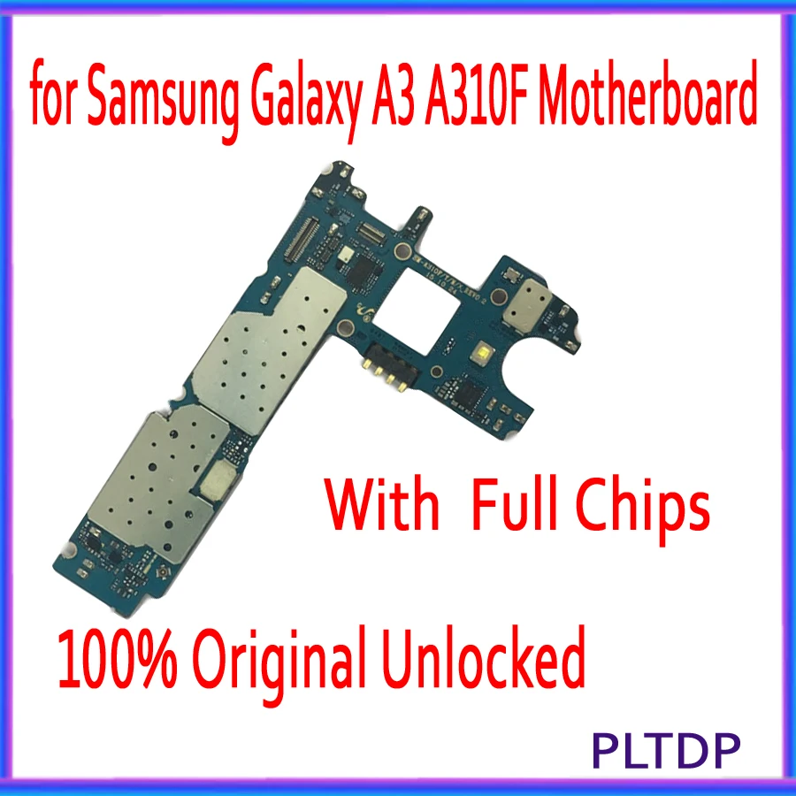 Одна/две Sim карты для материнской платы Samsung Galaxy A3 A310F 100% Оригинальный