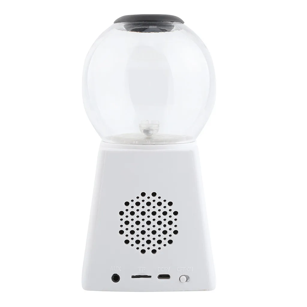 Портативный беспроводной bluetooth динамик для помещений и улицы со светодиодной