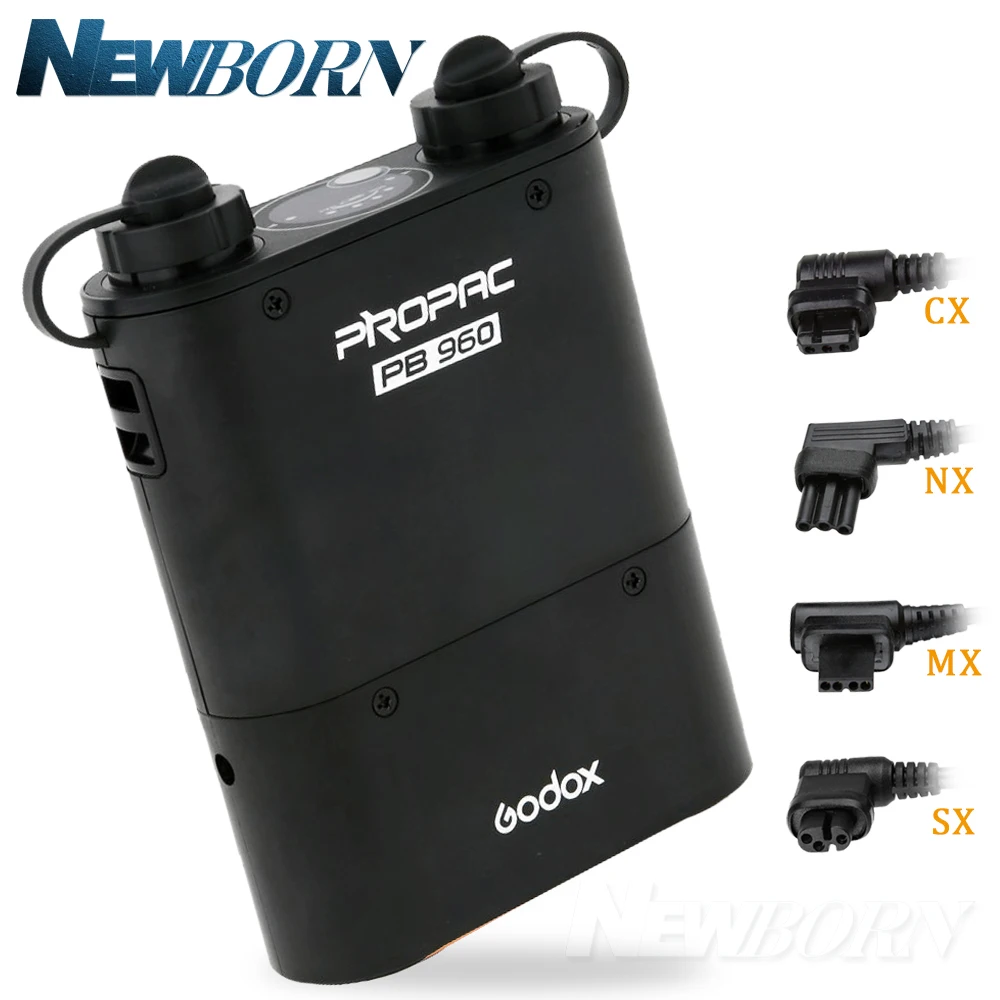 Godox PB960 черная вспышка Speedlite аккумулятор 4500 мАч для Nikon canon Yongnuo Sony Metz Вспышка