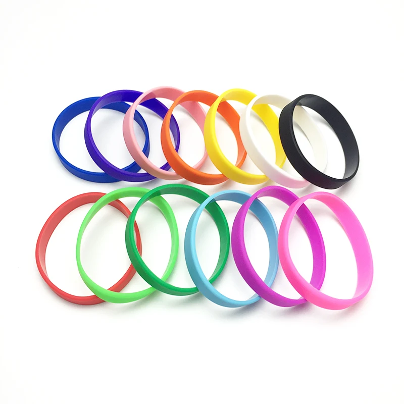 2 шт./лот модный силиконовый резиновый браслет на запястье манжета для женщин и