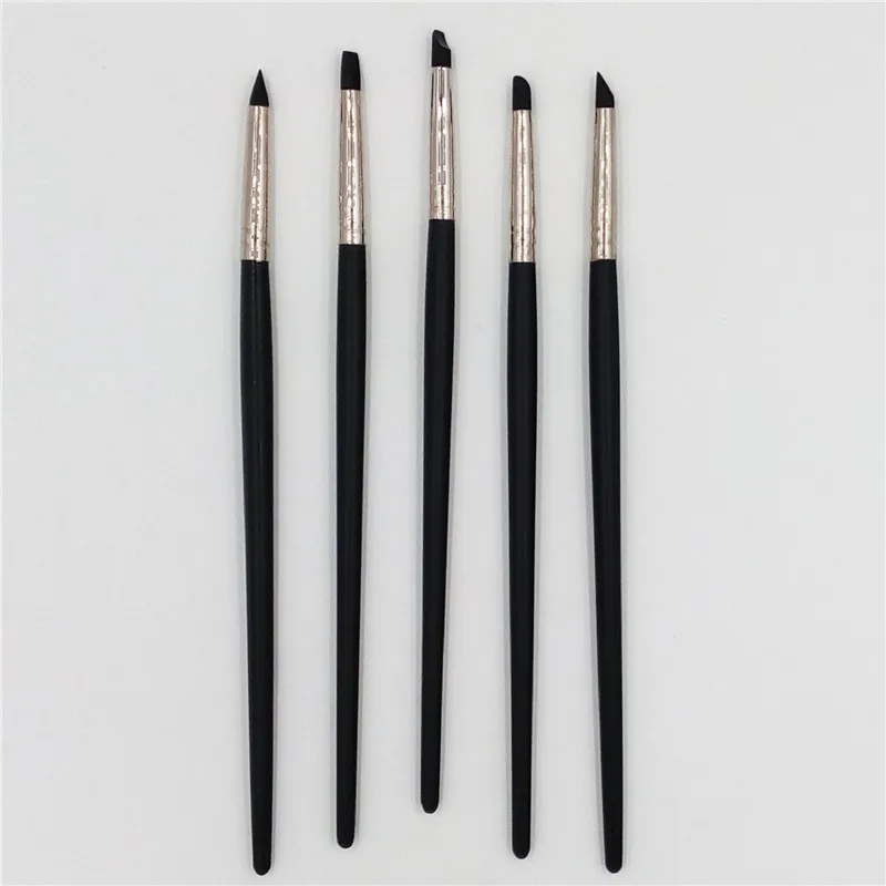 5 шт. Силиконовые кисти для дизайна ногтей|Инструменты изготовления керамики| |