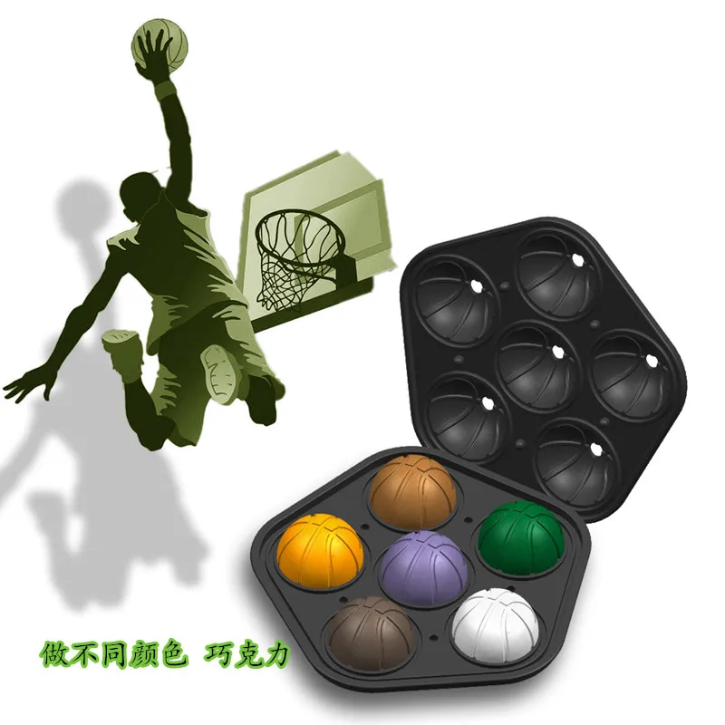 Силиконовые 6-hole синие шарики форма для льда хоккейный Кубок мира 3D форма твердая крышка с распределительной воронкой производитель