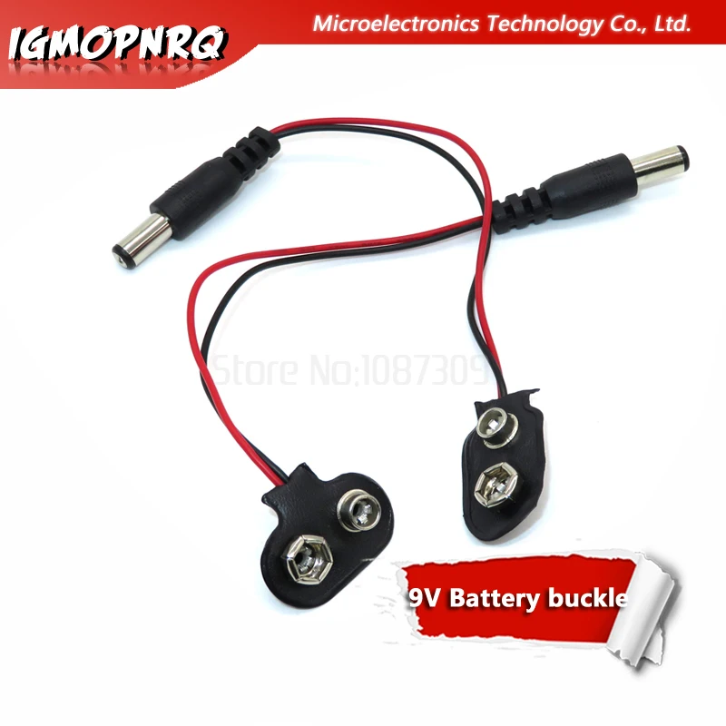 10 шт. 90 DC 9V кнопка батареи штепсельная Вилка для Мега 2560 1280 UNO R3 132 аккумуляторная
