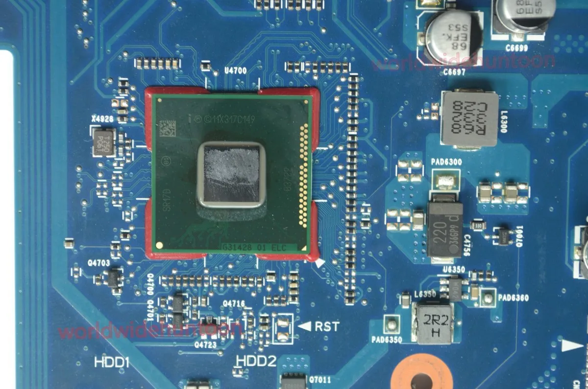 Классическая материнская плата для ноутбука HP 17-J M7-J с чипсетом HM87 Socket rPGA 947 номер