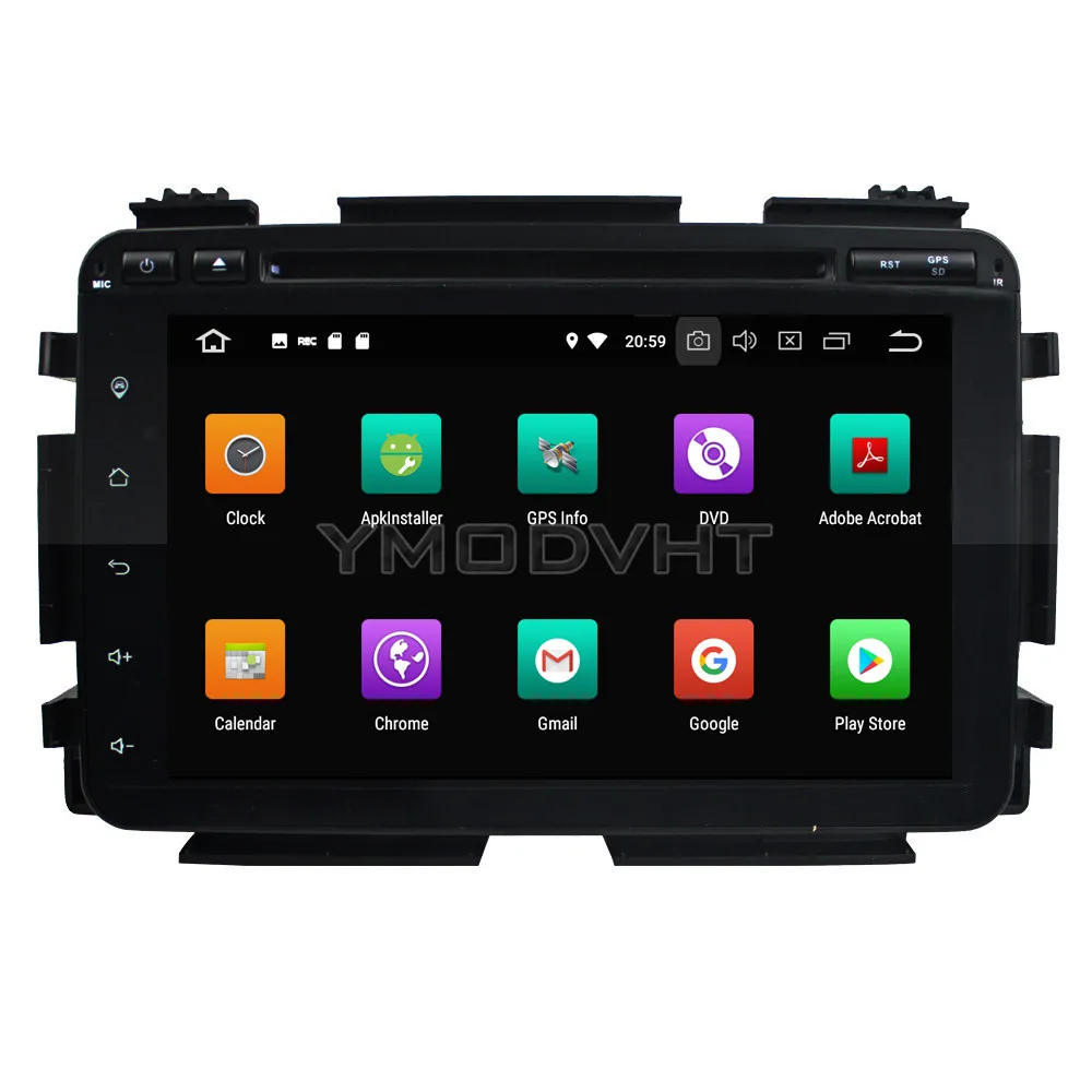 YMODVHT 8 дюймов Android 0 Восьмиядерный PX5 4 Гб ОЗУ 32 ПЗУ автомобильный DVD плеер Радио