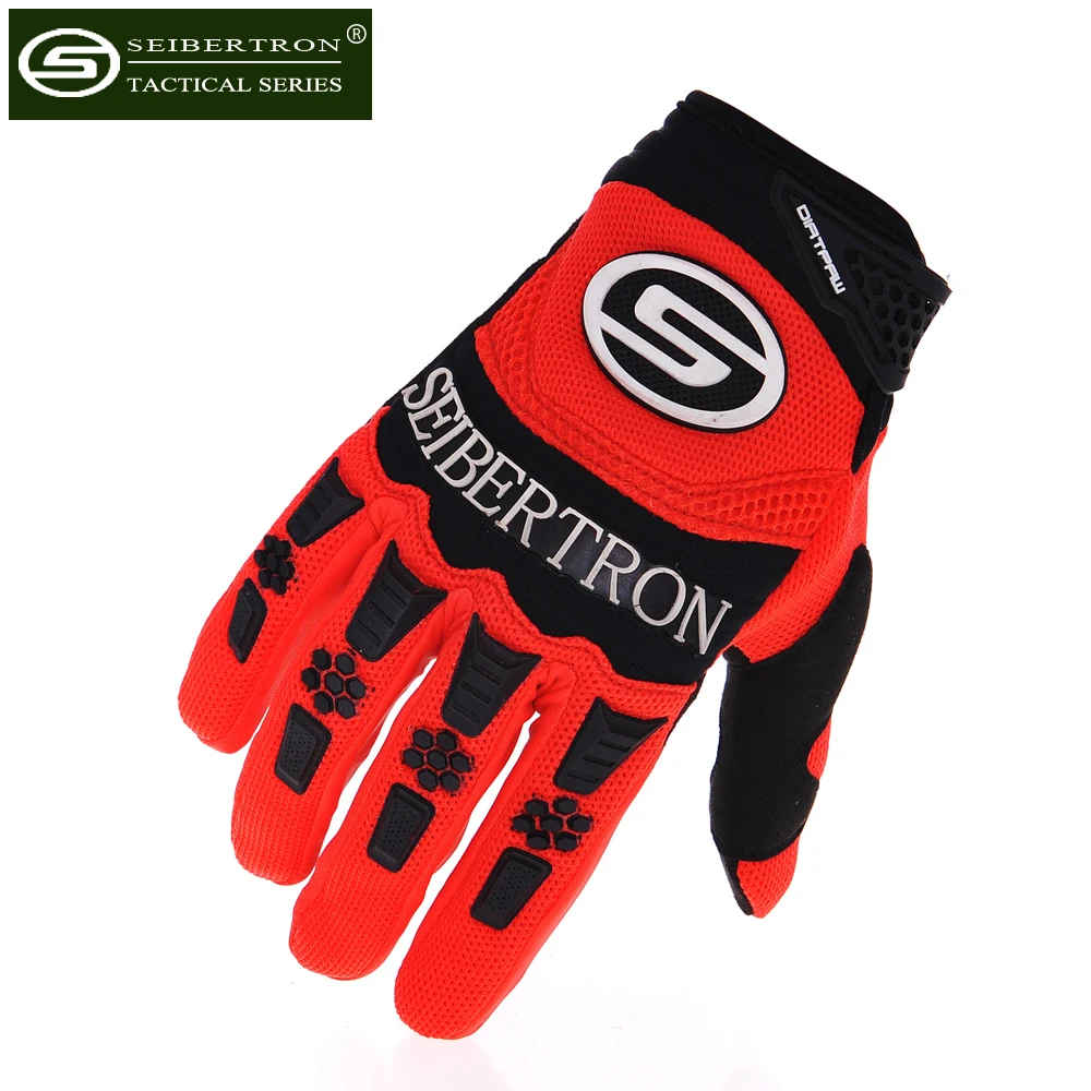 Перчатки seibtron мужские спортивные профессиональные митенки с пальцами для езды