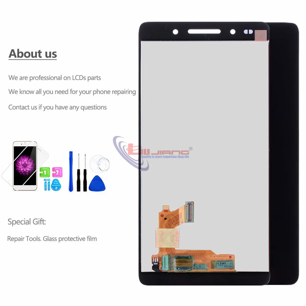 Для Huawei Honor 7 ЖК дисплей сенсорный экран дигитайзер Запасные части в сборе с