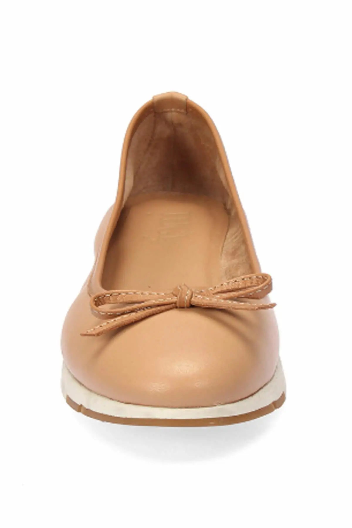 Женские балетки из натуральной кожи с жемчугом цвет розовый 120130005669|Обувь без