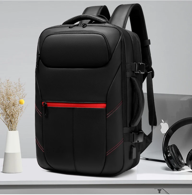 EURCOOL путешествия рюкзак большой Ёмкость мужской Mochila Расширяемый Рюкзак с зарядка через usb ноутбук рюкзак Водонепроницаемый n1962