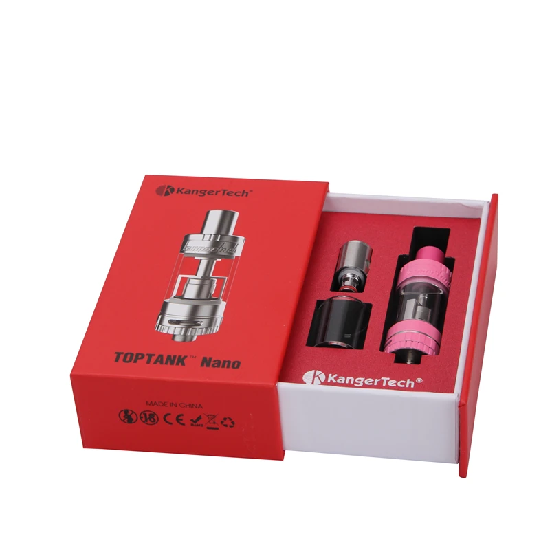 100% оригинальный Kanger Toptank Nano 3 2 мл Регулируемый воздушный поток сверху-заполнить