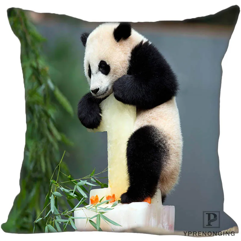 Square Pillowcase Заказная гигантская панда квадратная Наволочка на заказ молнии чехол для подушки(с одной стороны) 180522-02-22 - Цвет: Square Pillowcase