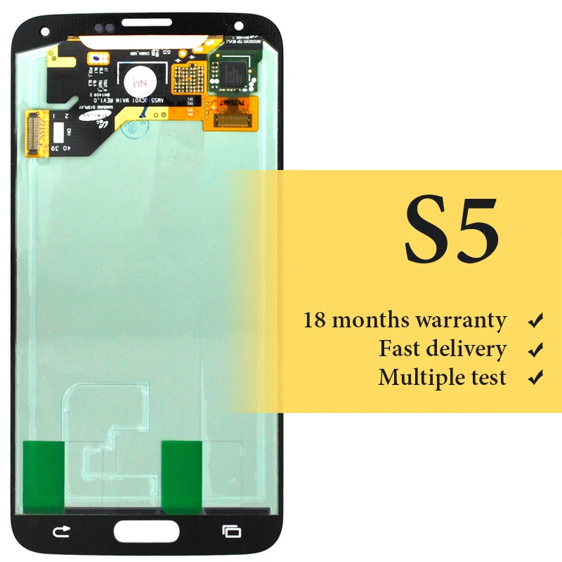 100% teset For S5 lcd display OEM good quality for mobile phone G900F screen replacement digitizer lcd screen assambly