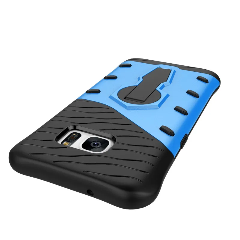 For Samsung Galaxy S7 2in1 Shockproof Defender Armor Case With Kickstand Hard Impact Plastic Cover 5.1&quot Funda | Мобильные