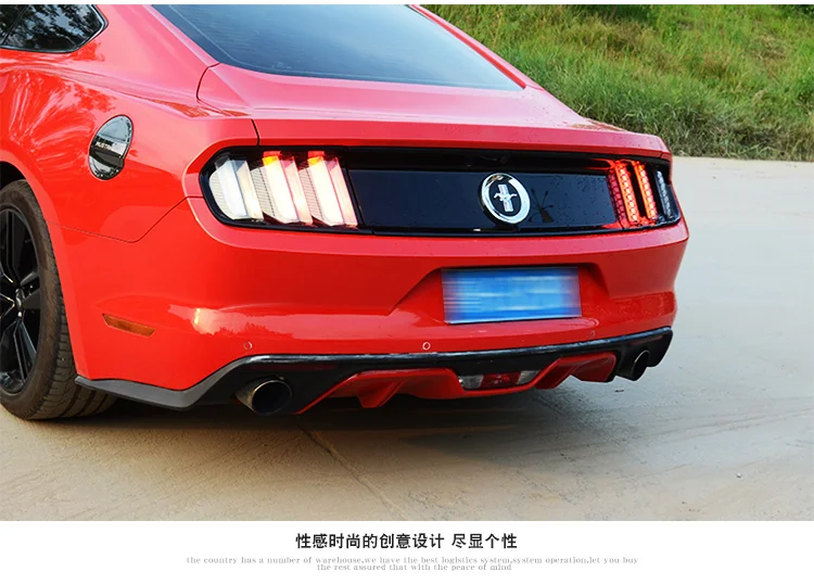 Подходят для FORD MUSTANG 201 2017 Чулки с сотовой пленкой декоративная внешняя крутая