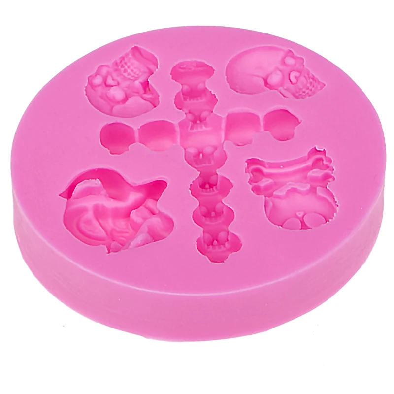 Силиконовая форма Череп для выпечки сделай сам|cake decorating tools|decorating toolsfondant moulds |