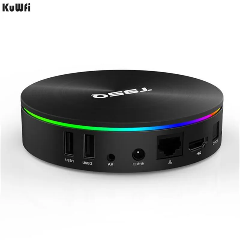 Смарт ТВ приставка KuWFi Android 4 + 32/2 4/5 8 ГБ Wi Fi Bluetooth 1 ядра 4K 1080P Full HD|ТВ-приставки и