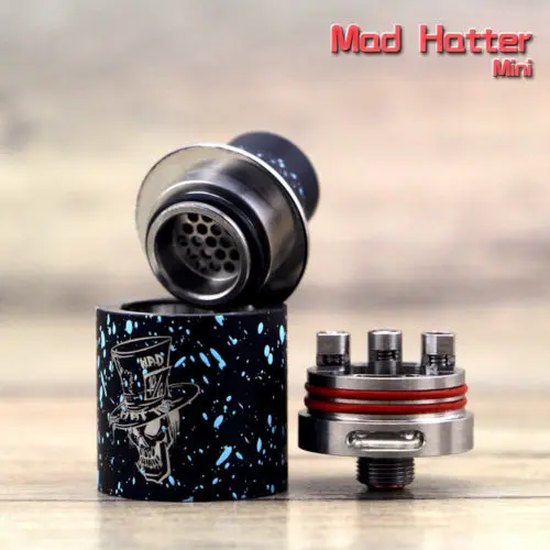 Original Advken Mad Hatter Mini RDA rebuildable atomizer tank Zombie /Splatter fast shipping fit mech mod electronic cigarrate |