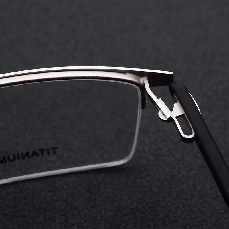 EOOUOOE Титан бренд дизайн для мужчин оптика очки мальчик рецепт Óculos Gafas половина