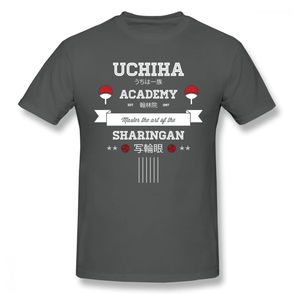 Мужские рубашки Naruto с Uchiha Academy Мужская одежда дешевая цена футболка для мужчин
