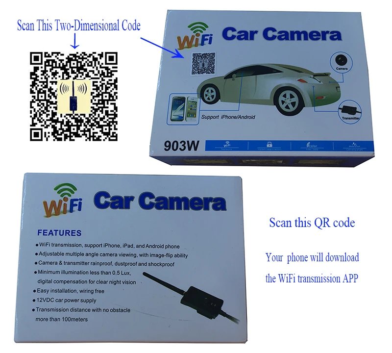 Ретранслятор сигнала Wi Fi + Водонепроницаемая Качественная автомобильная камера