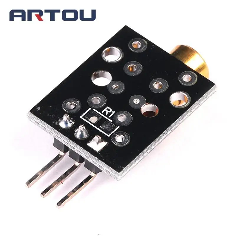 Модуль лазерного датчика 5 шт./лот KY-008 650nm 5V для Arduino с демонстрационным кодом |
