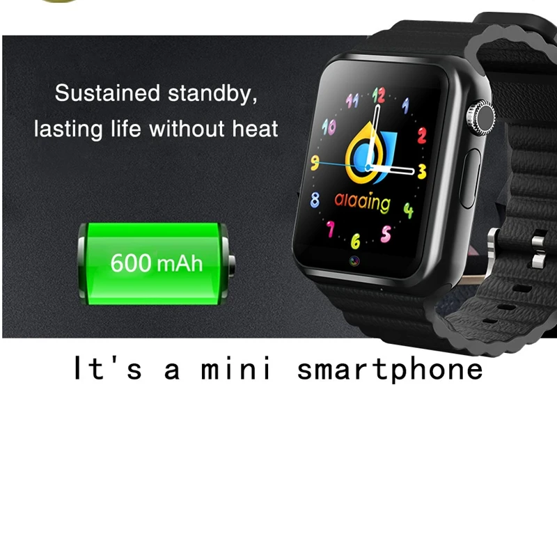 3G Wifi GPS LBS Tracker Smart Watch Touch Screen Security Fitness Monitor Smartwatch Camera SOS For iOS Android V7W | Электроника