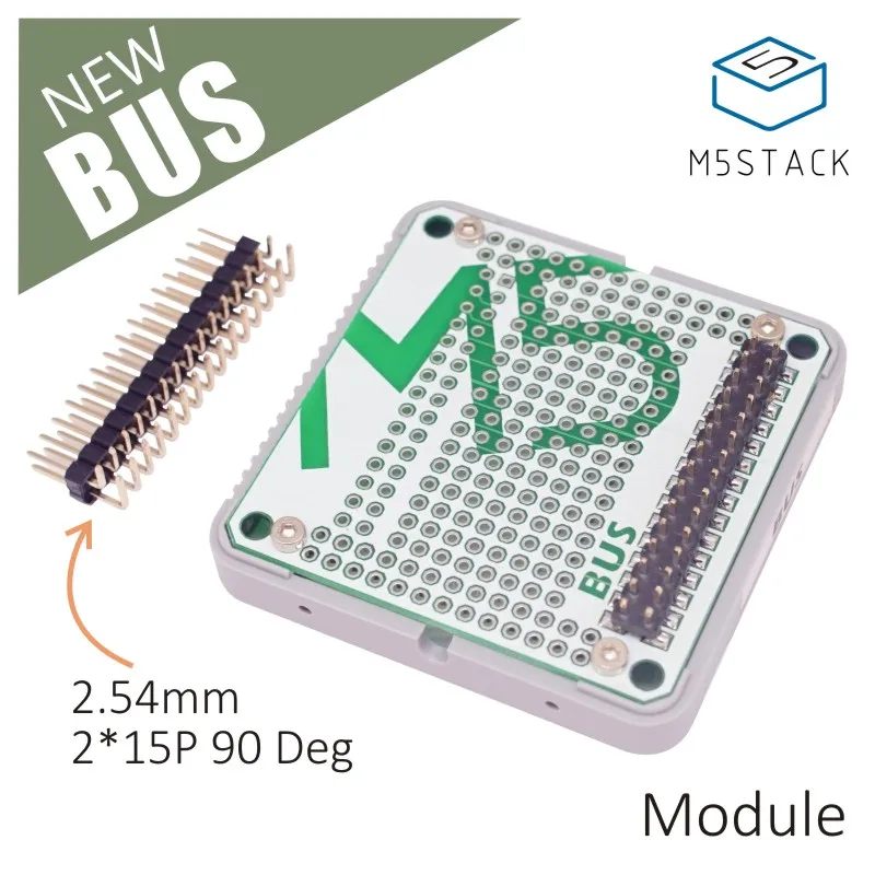 

M5Stack Official BUS Module for Arduino ESP32 IoT development kit with 2*15pin Bus Socket Stackable Demoboard Proto Board