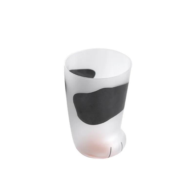 

JOUDOO Creative Cute Cat Paws Glass Tiger Paws Mug Office Coffee Mug Tumbler Personality Breakfast Milk Porcelain Cup Gift 35