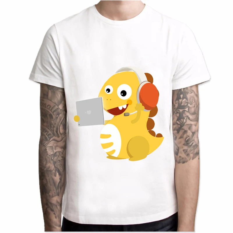 Летняя мужская Футболка Harajuku Vipkid Camisetas Verano Mujer 2019 белая футболка Топы Homme с круглым