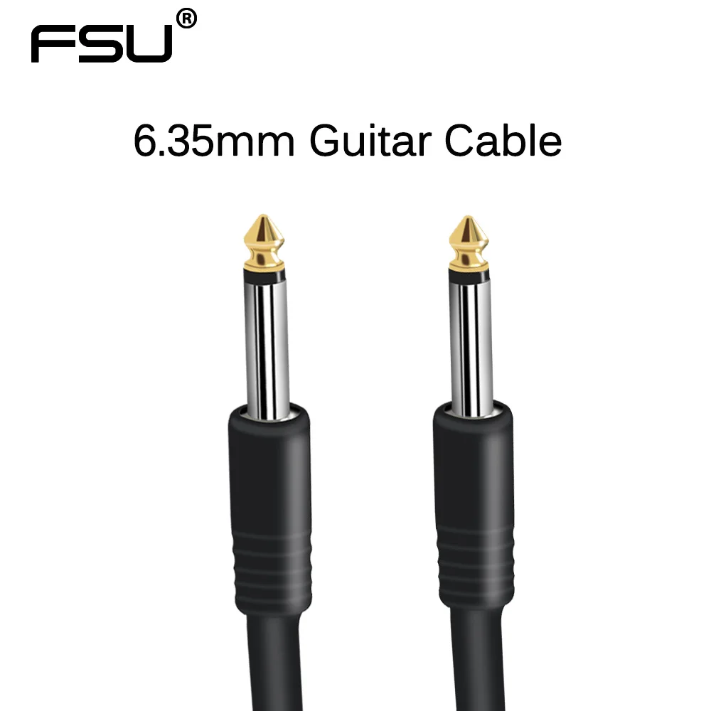 High quality Guitar cable 6.35mm Audio with PVC/Nylon braided for guitar to Sound 1.5M 2M 3M 5M 8M 10M | Электроника