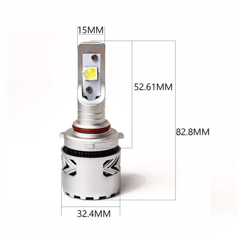 CN360 2 шт. LED 9005 HB3 автомобильная светодиодная фара с чипом XHP70 12000LM 6000K 12V налобный