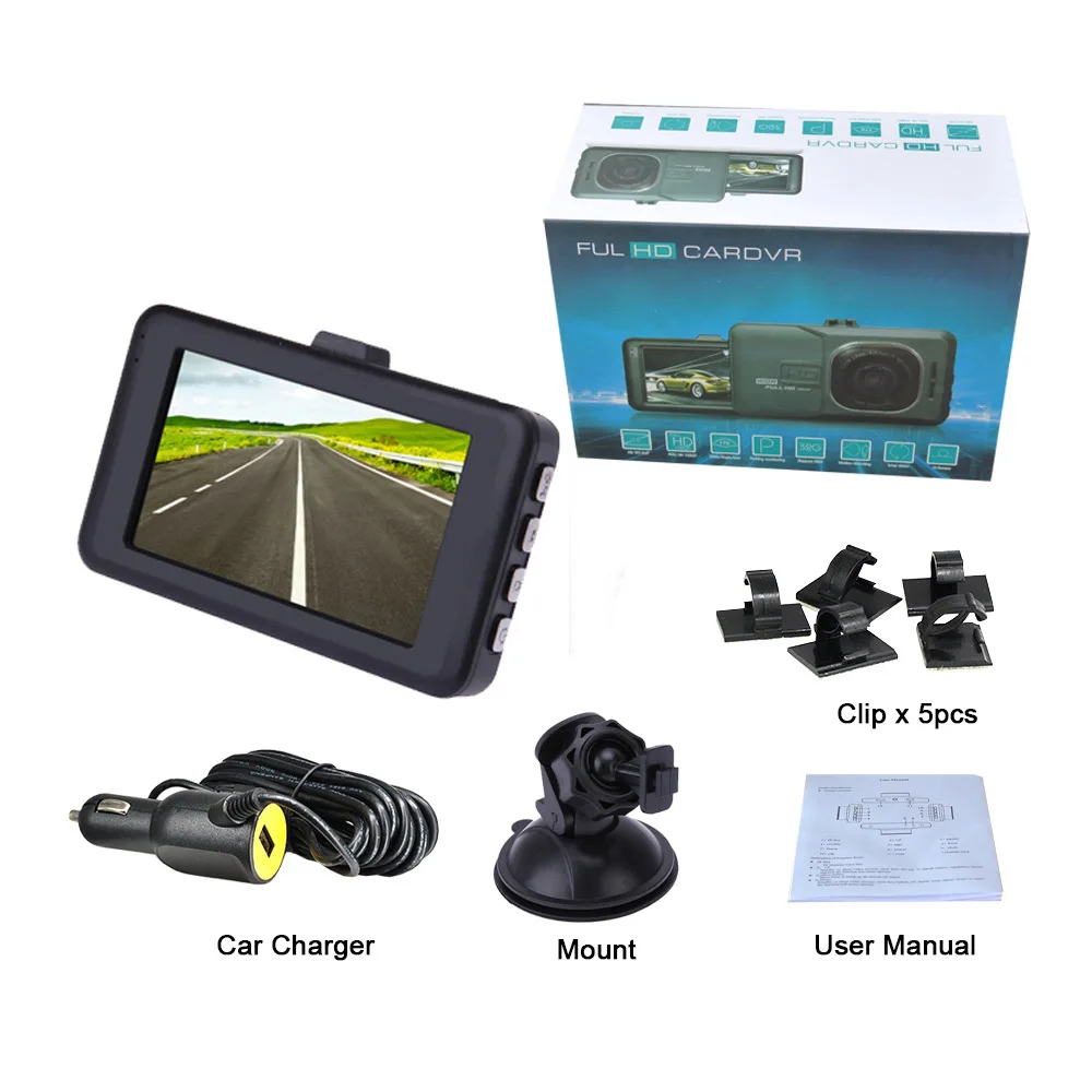 Бесплатная доставка Новый Автомобильный видеорегистратор Автомобильная камера