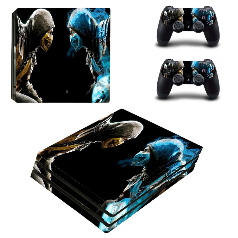 Игры Mortal Kombat PS4 Pro кожи Стикеры наклейка для Игровые приставки 4 консоли и 2