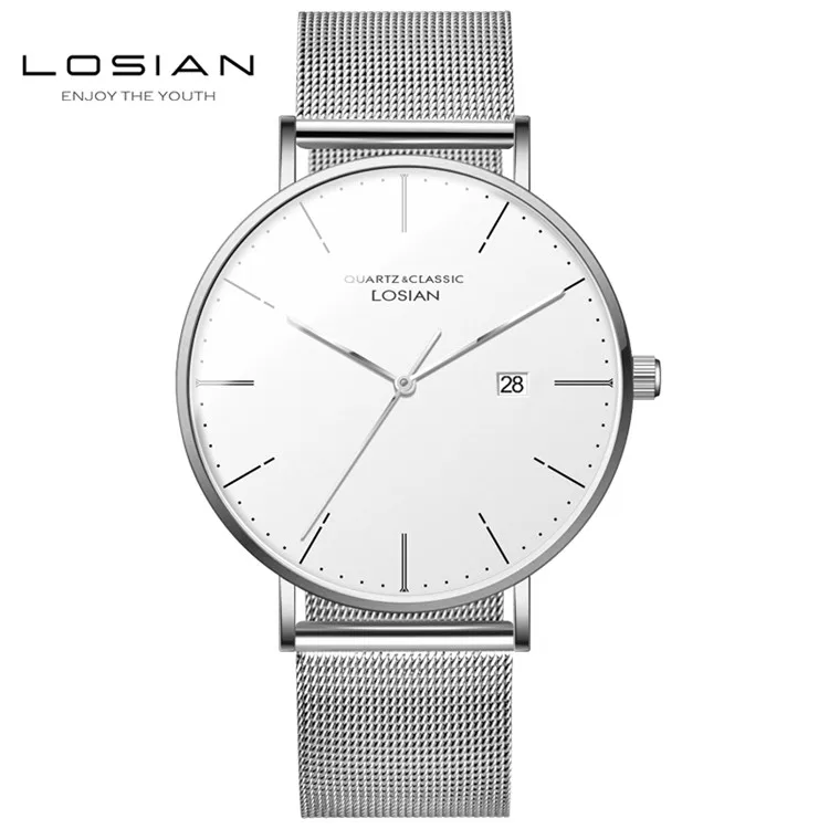 6 Relogios masculinos montre homme relog hombre marque de Lux day orologio uomo lusso, мужские часы, роскошные повседневные часы из нержавеющей стали - Цвет: 6