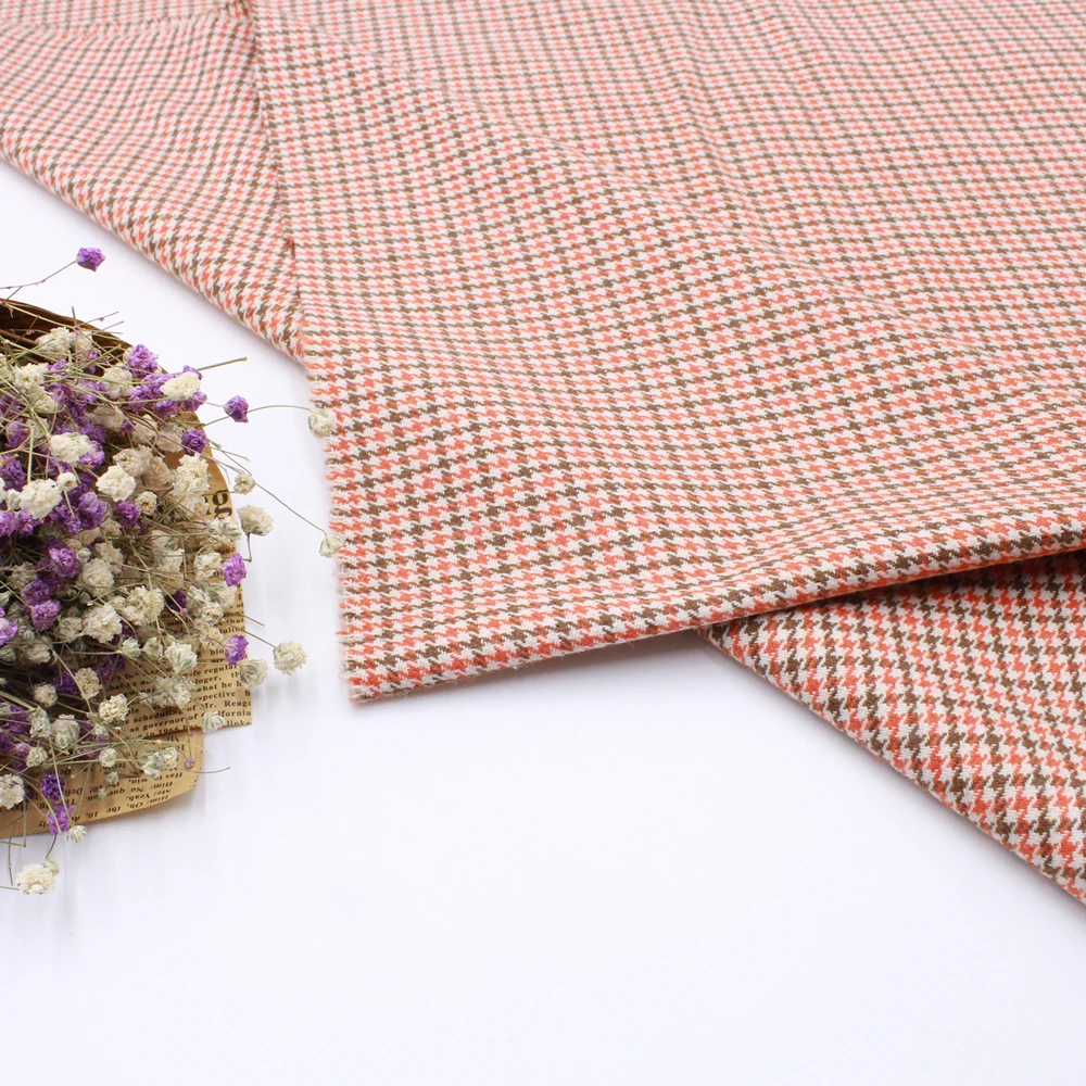 YLSX осень и зима утолщение тысячи птиц ткань в клеточку Британский Стиль