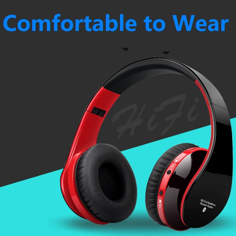 Rinsec гарнитура Bluetooth Беспроводной головная повязка Hi-Fi наушники с микрофоном